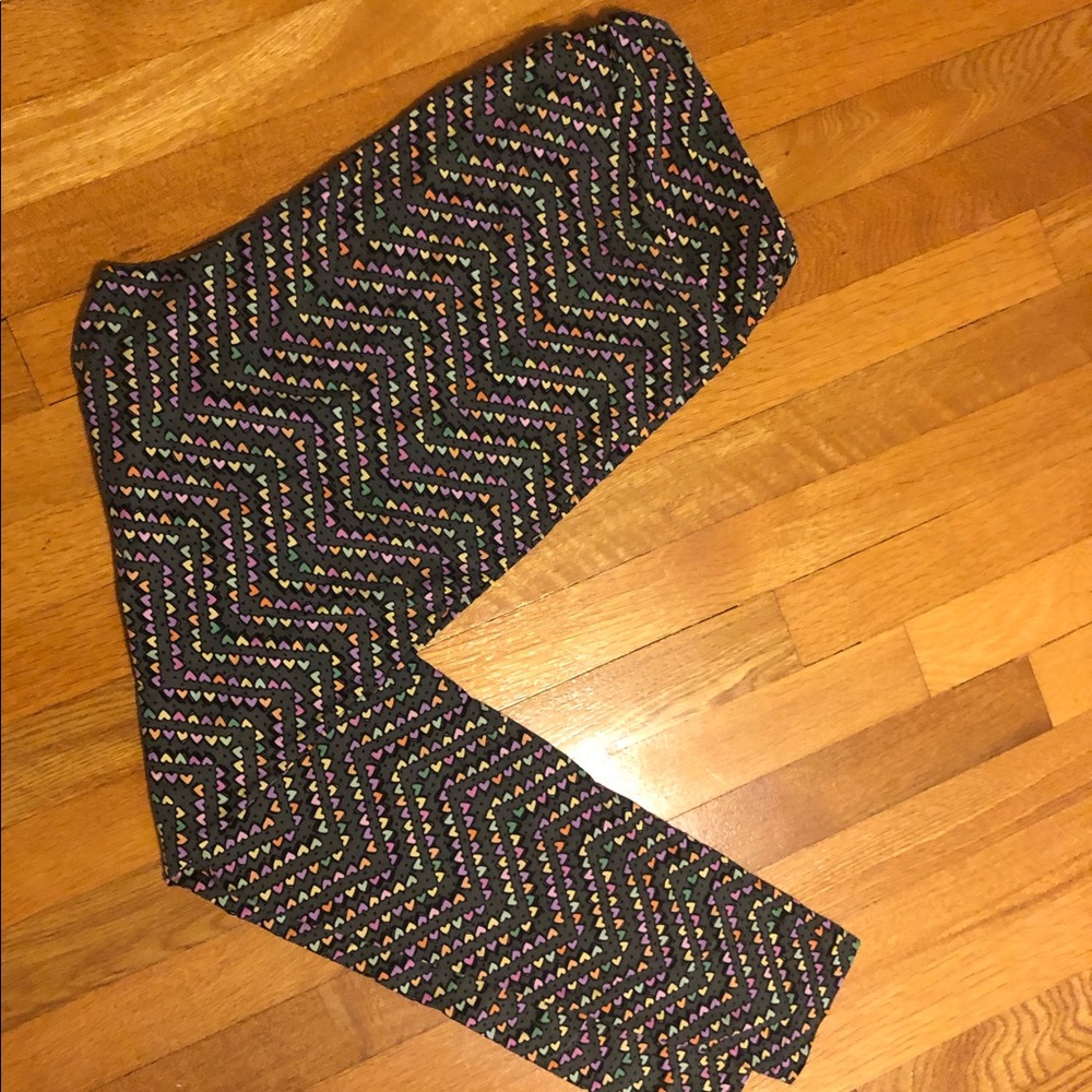 2/$12 LLR Lularoe Leggings TC2 - VALENTINES DAY ❤️